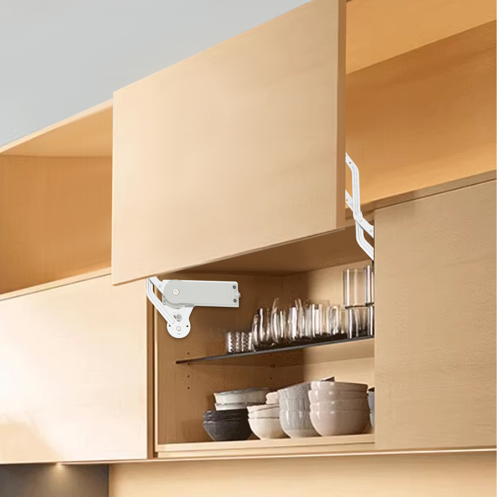 Adjustable Mounting Hydraulic Buffer Cabinet Door Hinges Arm Mechanism Hinges