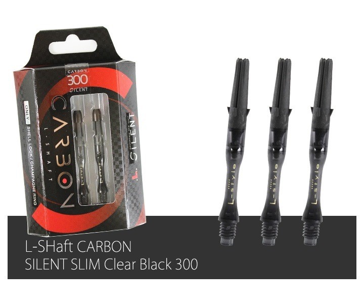 [L-Shaft] [Carbon] [Black] Silent Slim Shaft 300