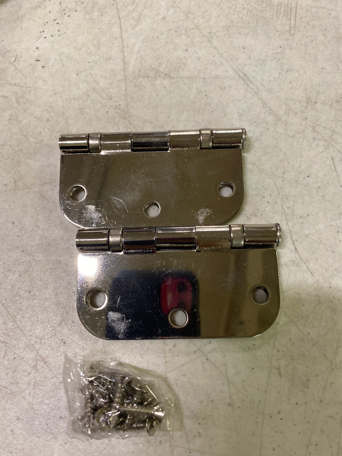 Deltana S35R5BB14 3.5" Ball Bearing Mortise Hinge Pair – Polished Nickel