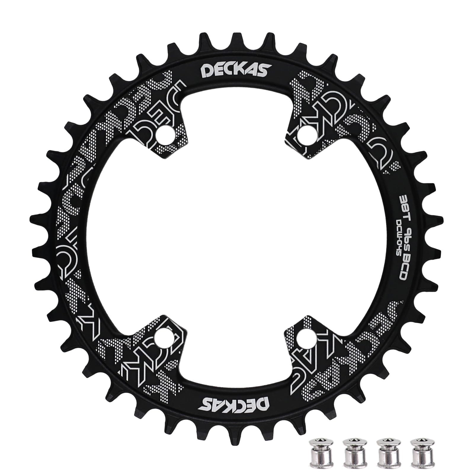 DJC Bike Chainring Asymmetrical 96BCD Narrow Wide Tooth MTB for XT SLX M6000 ...
