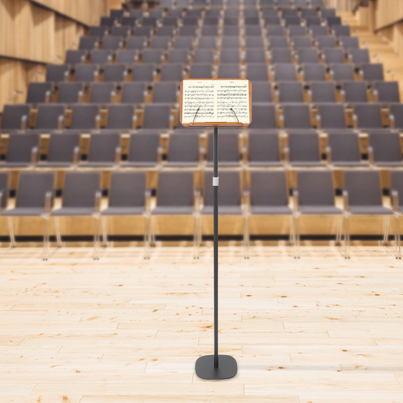 Wooden Music Stand, Wood Book Stand, Multifunction Book Stand Adjustable Height