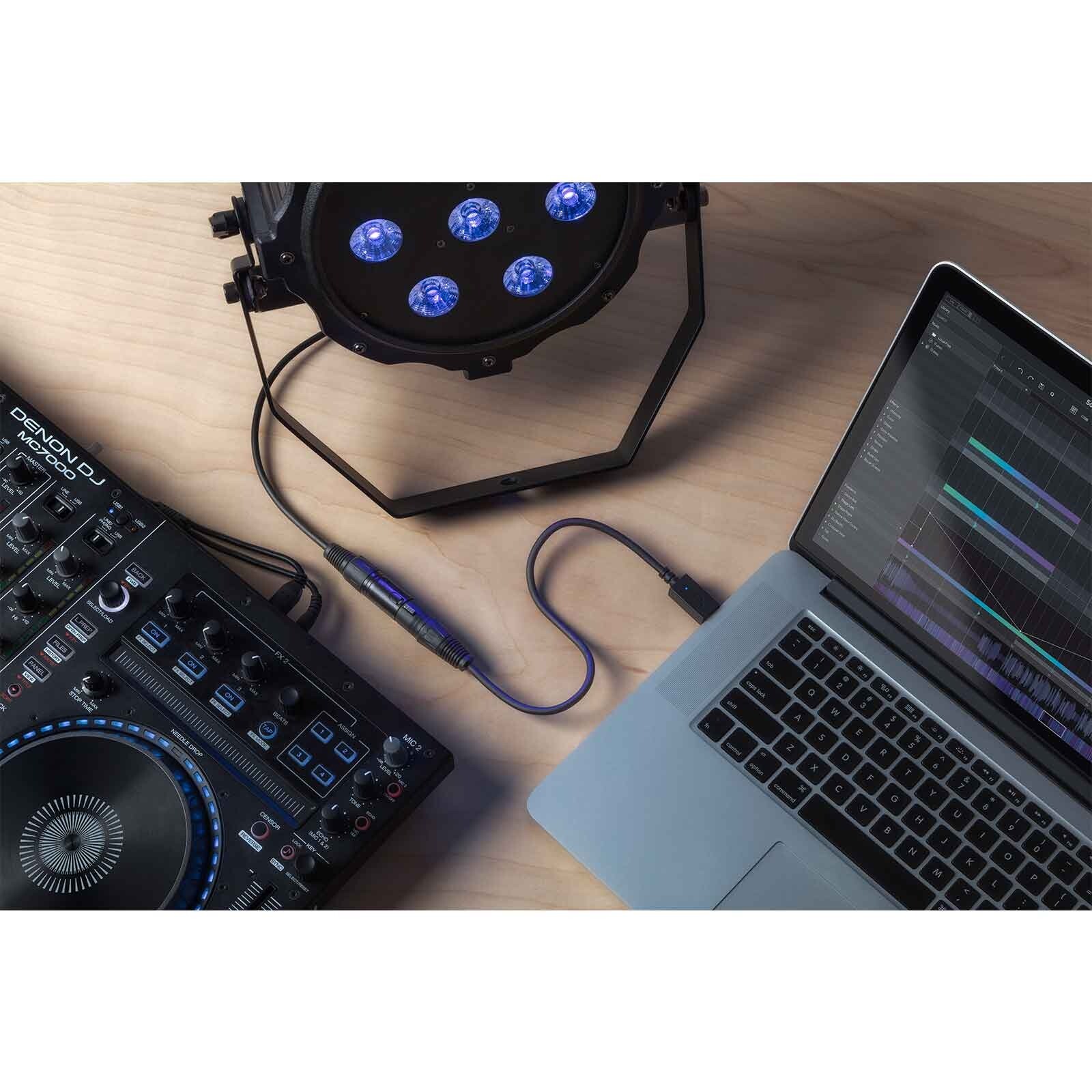 SoundSwitch Micro Interface USB to DMX 2-Universe DJ Stage Lighting Controller