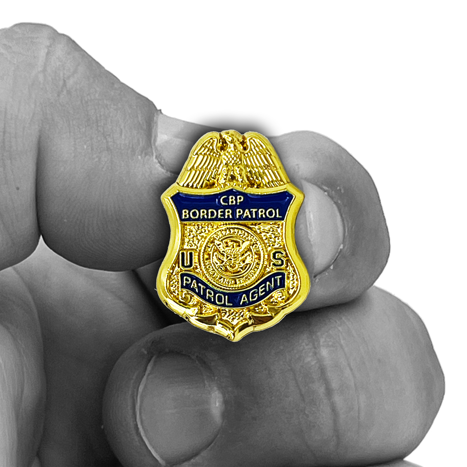 PBX-002-C Border Patrol Agent lapel pin tie tack CBP USBP Honor First