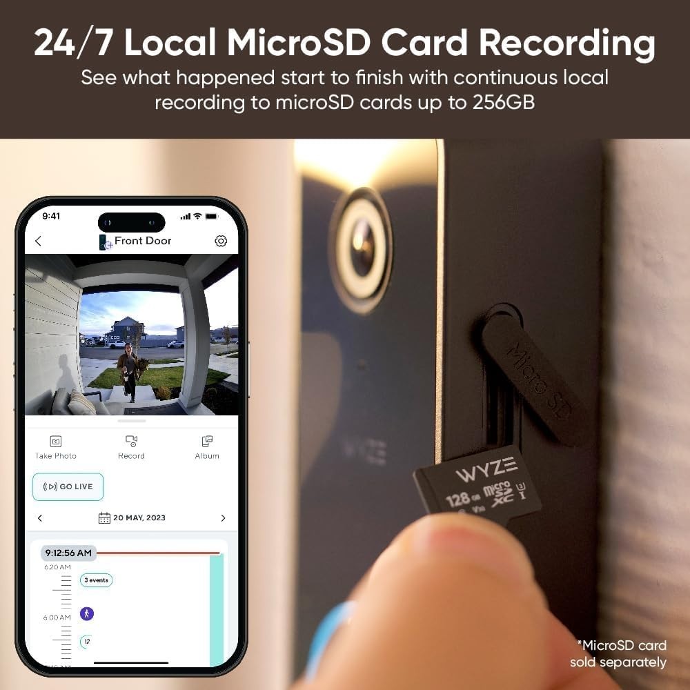 Wired Doorbell Camera v2 with Alexa & Google Assistant