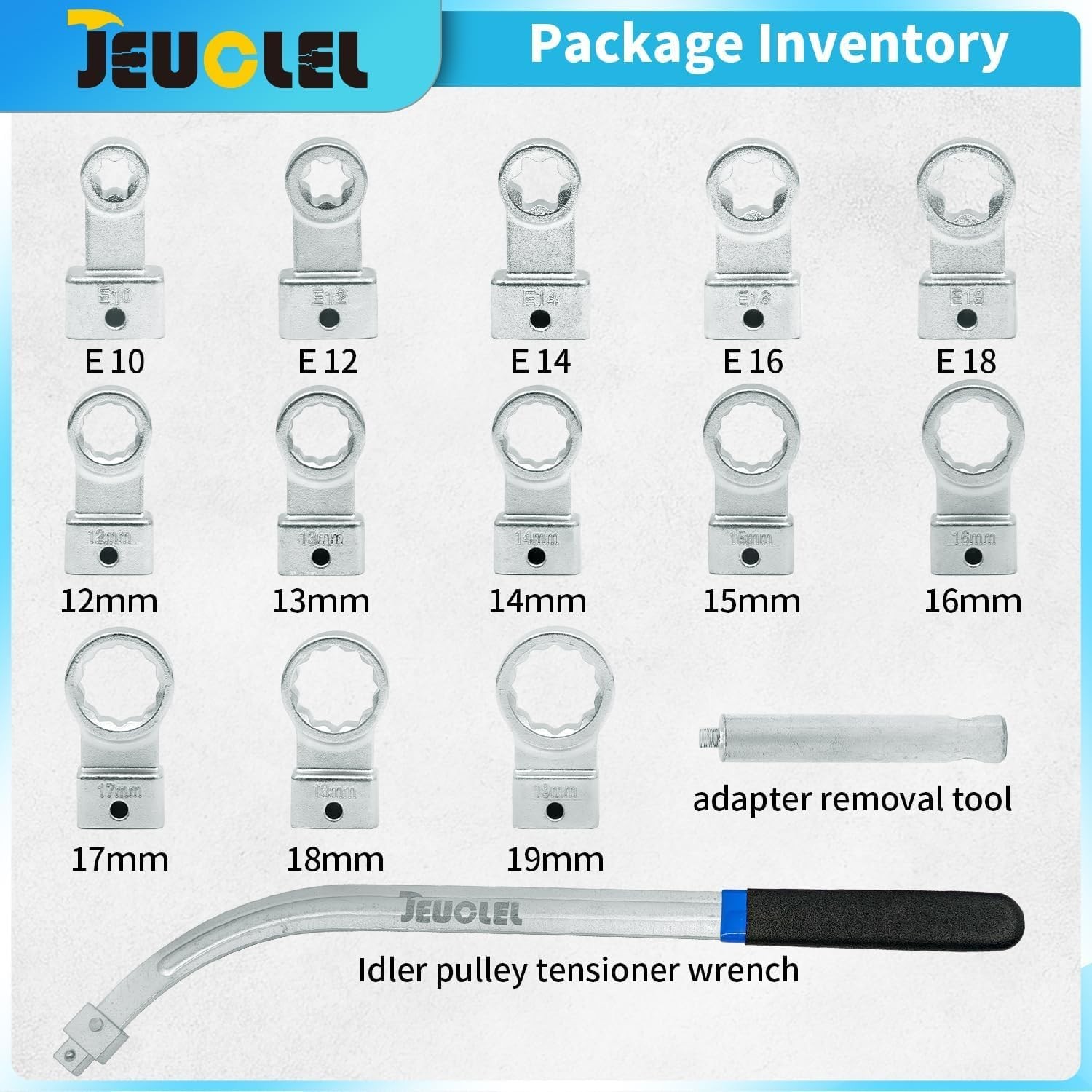 Engine Timing Belt Tensioning Tool Set - Serpentine Pulley#