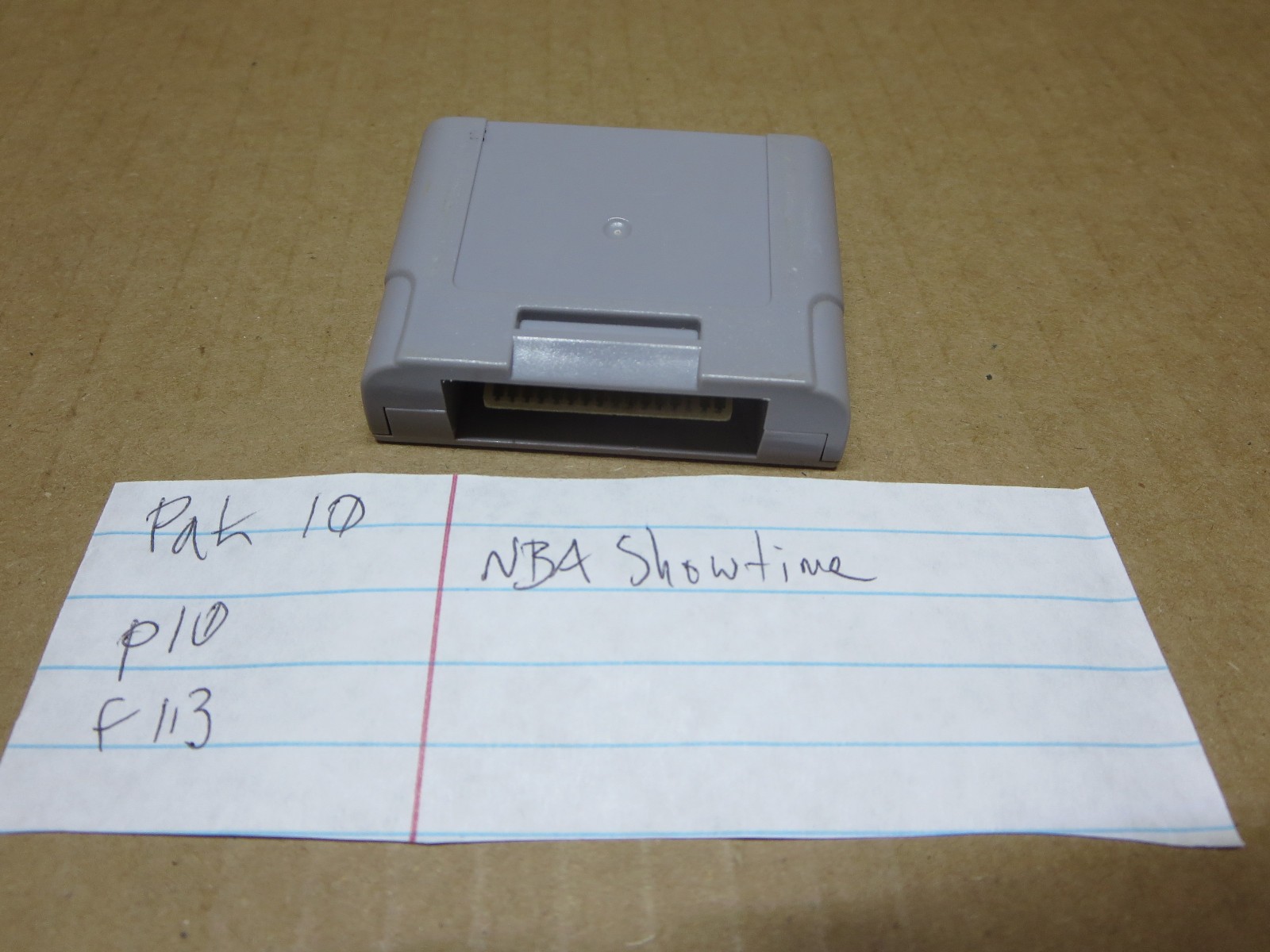 Nintendo64 Memory Card Pak Controller Pack NUS-004 Tested Working Contains Saves