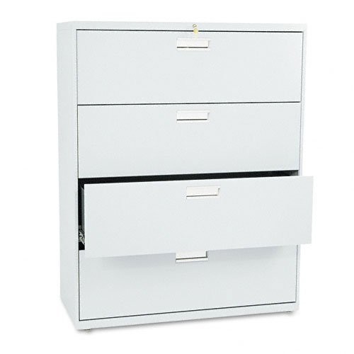 The Hon 694LQ Brigade 600 Series Lateral File 4 Drawer Light Gray