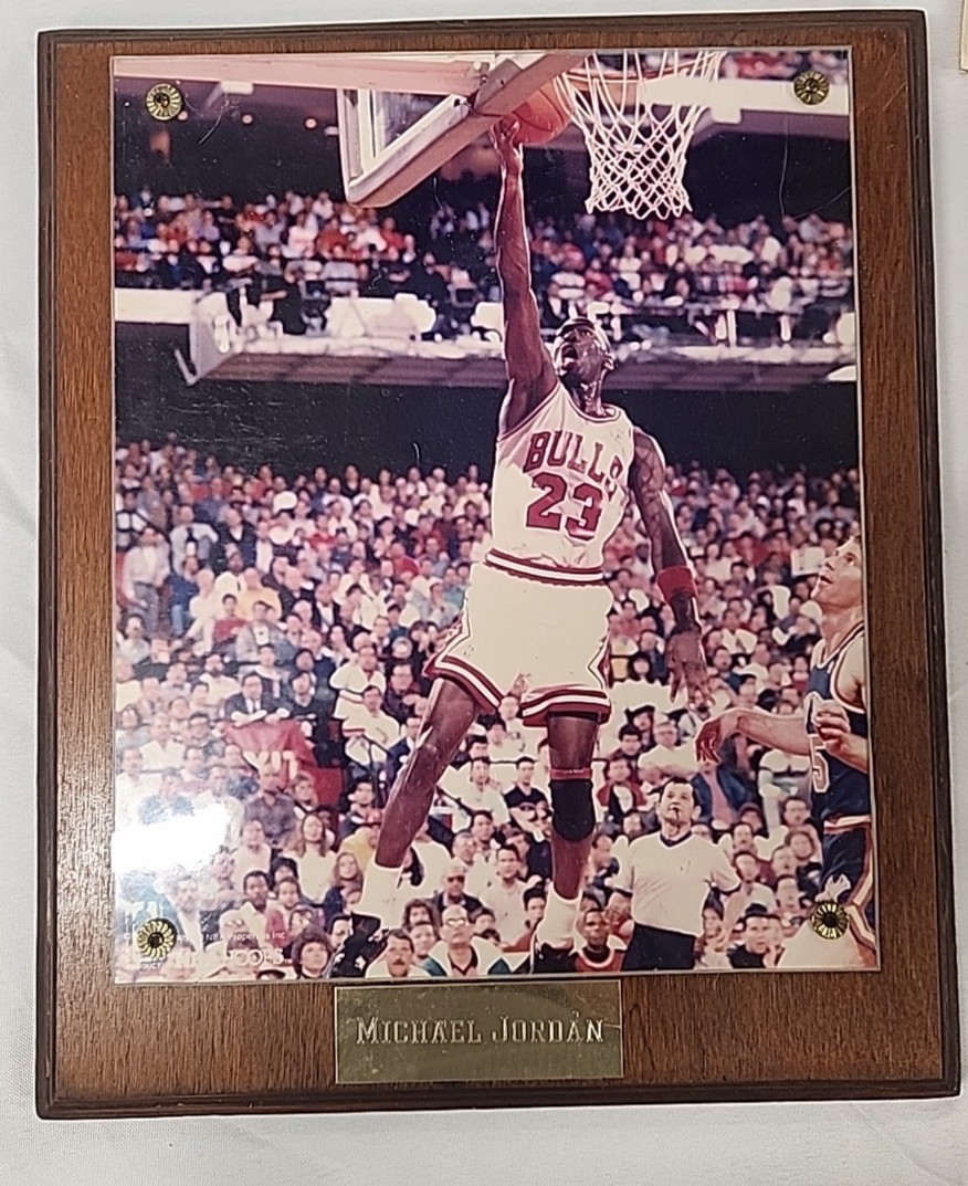 1990's Michael Jordan Promotion Material & Plaque - *TEXCARDS*