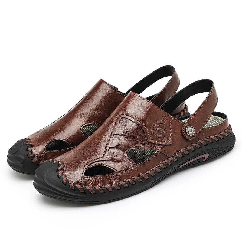 Men's Summer Breathable Mesh Sandals Outdoor Casual Lightweight Beach Shoes