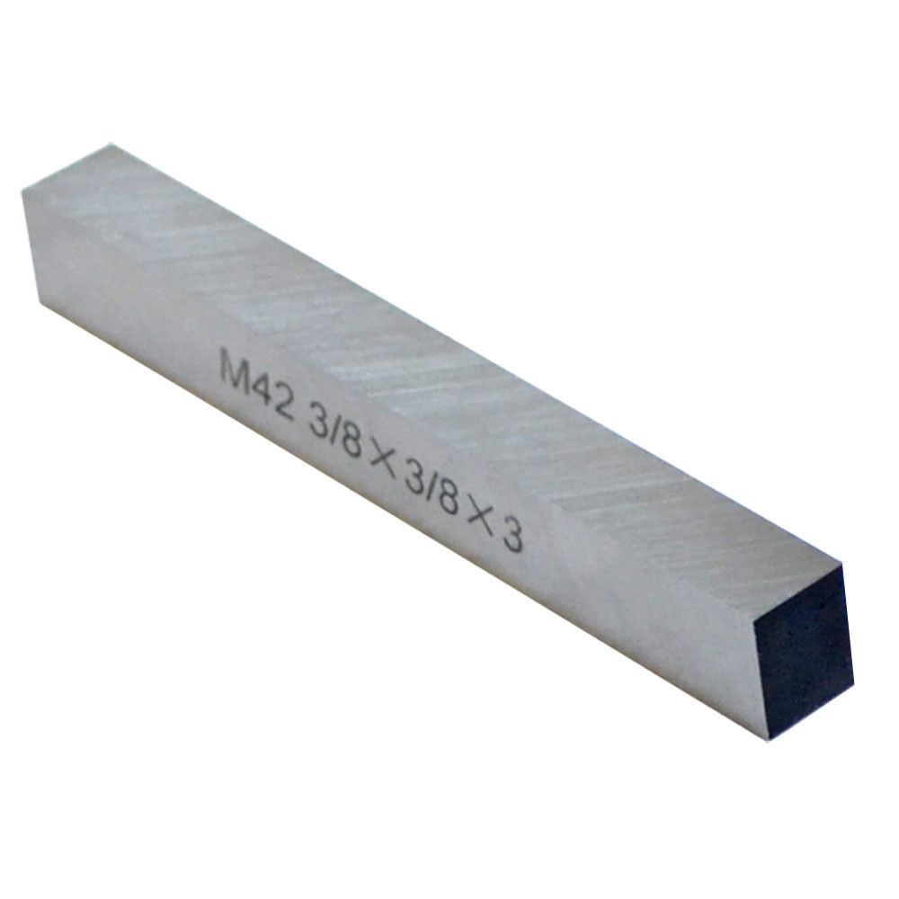 3/8'' x 3/8'' x 3'' M42 HSS Square Tool Bits Lathe Cutter