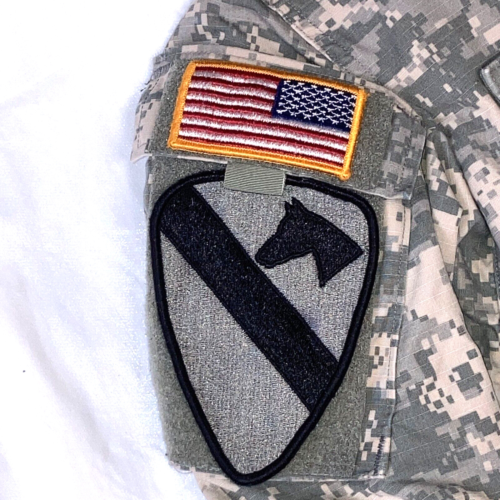 US ARMY Digital Camouflage Medium Long Military Combat Coat