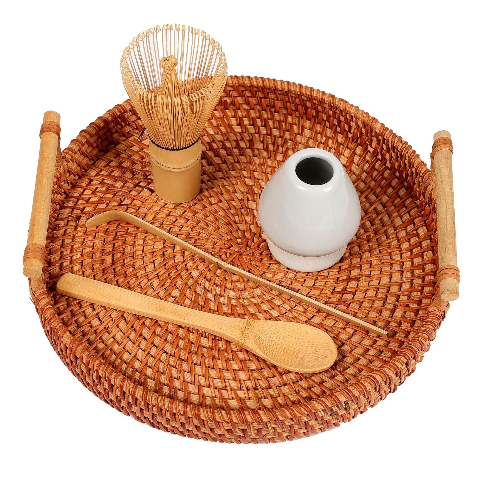 Matcha Whisk Set Whisk(Chasen) with Normal, A-White