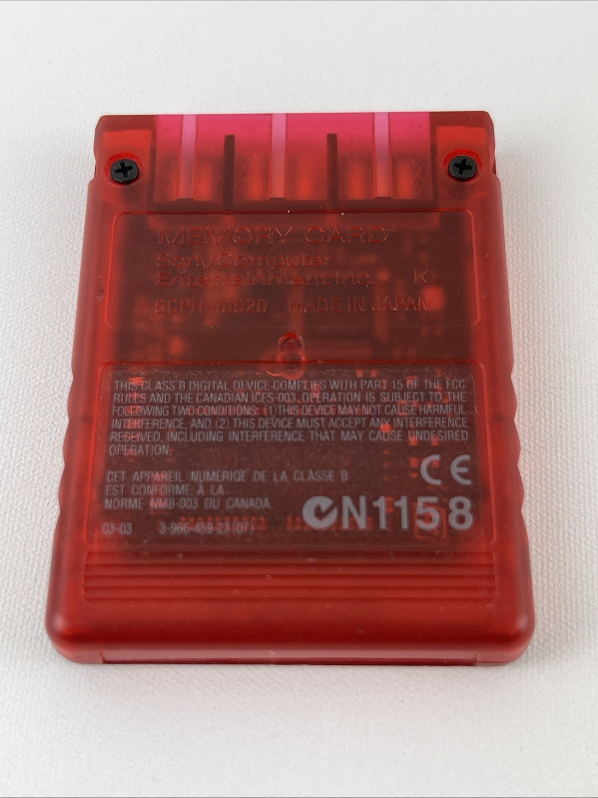 Official Sony PlayStation 2 Memory Card PS2 Authentic MagicGate 8MB SCPH-10020