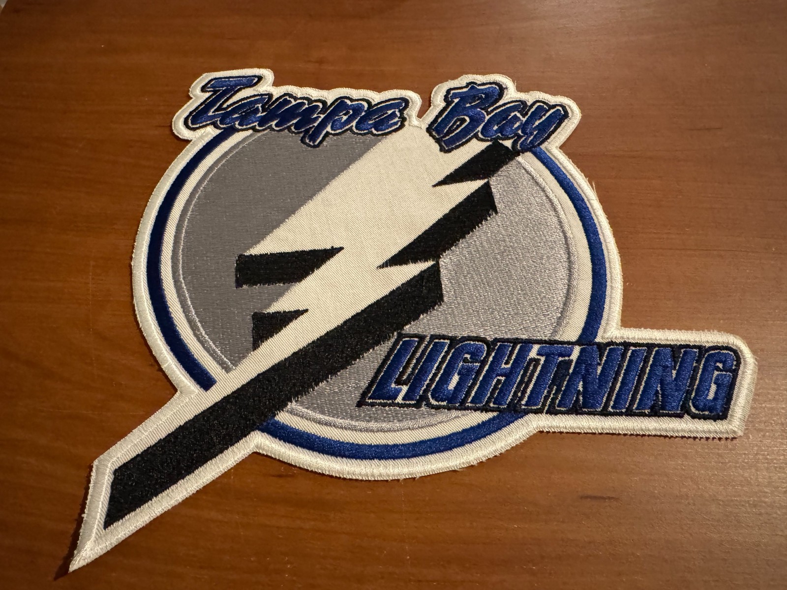 Vintage Tampa Bay Lightning NHL Logo Jacket/Sweater Patch, 10”