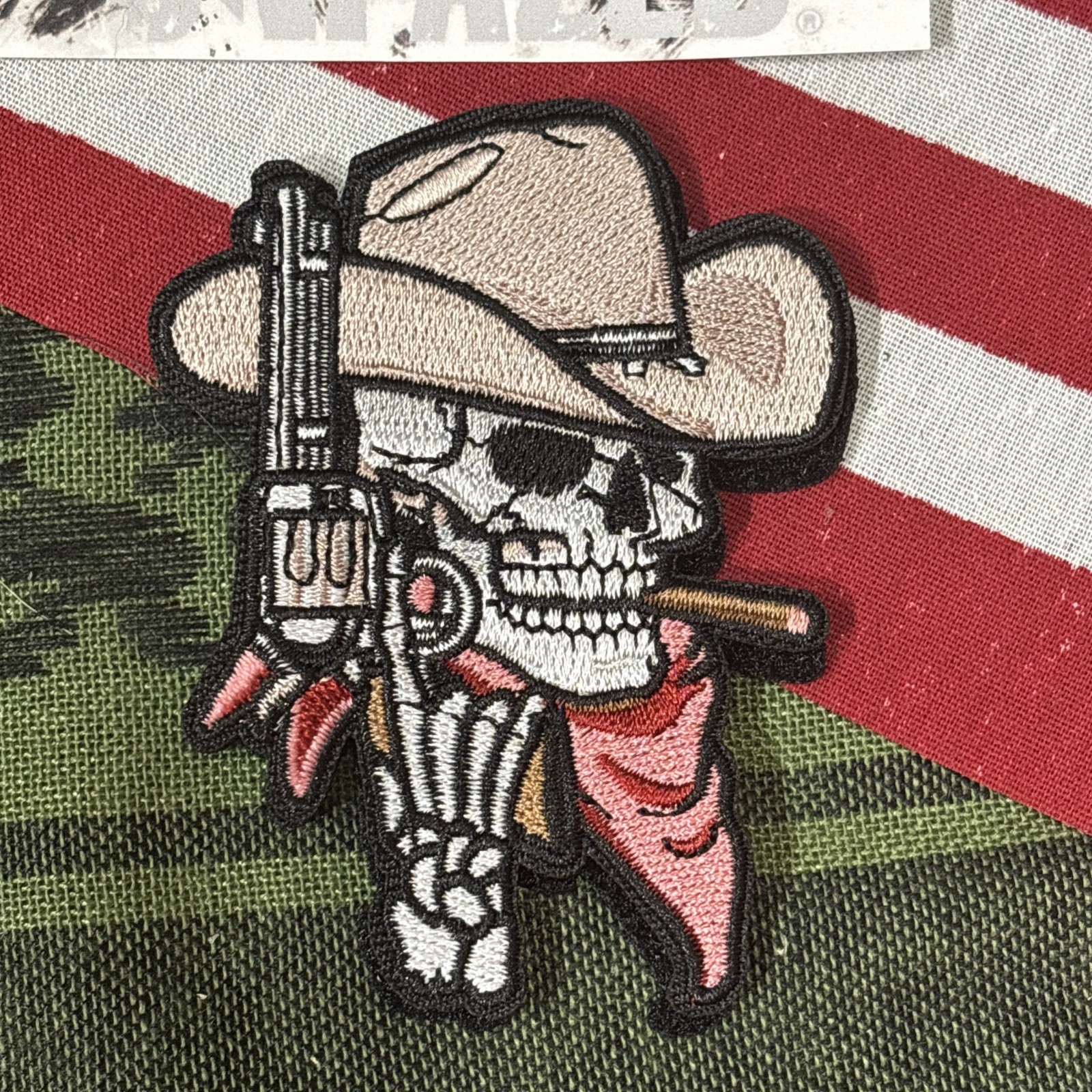 Cowboy Up Tactical Hook And Loop Patch High Quality Graphic ~2x3