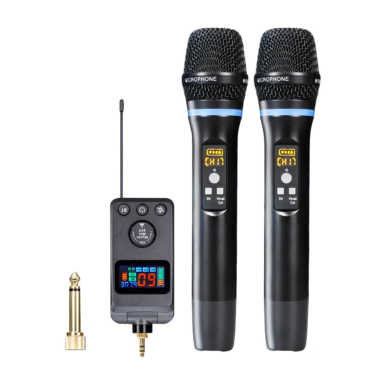 Microphone With Bluetooth Rechargeable Handheld Karaoke Bluetooth Microphone