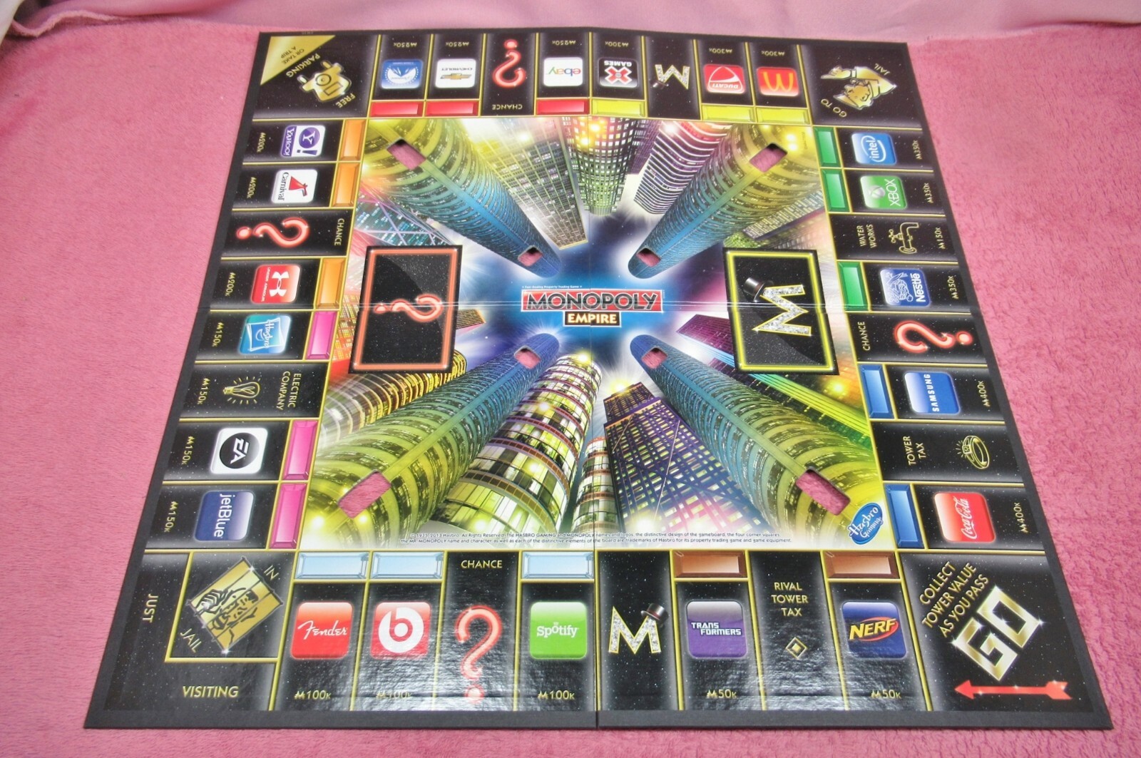MONOPOLY EMPIRE Parts - Playing Board ONLY
