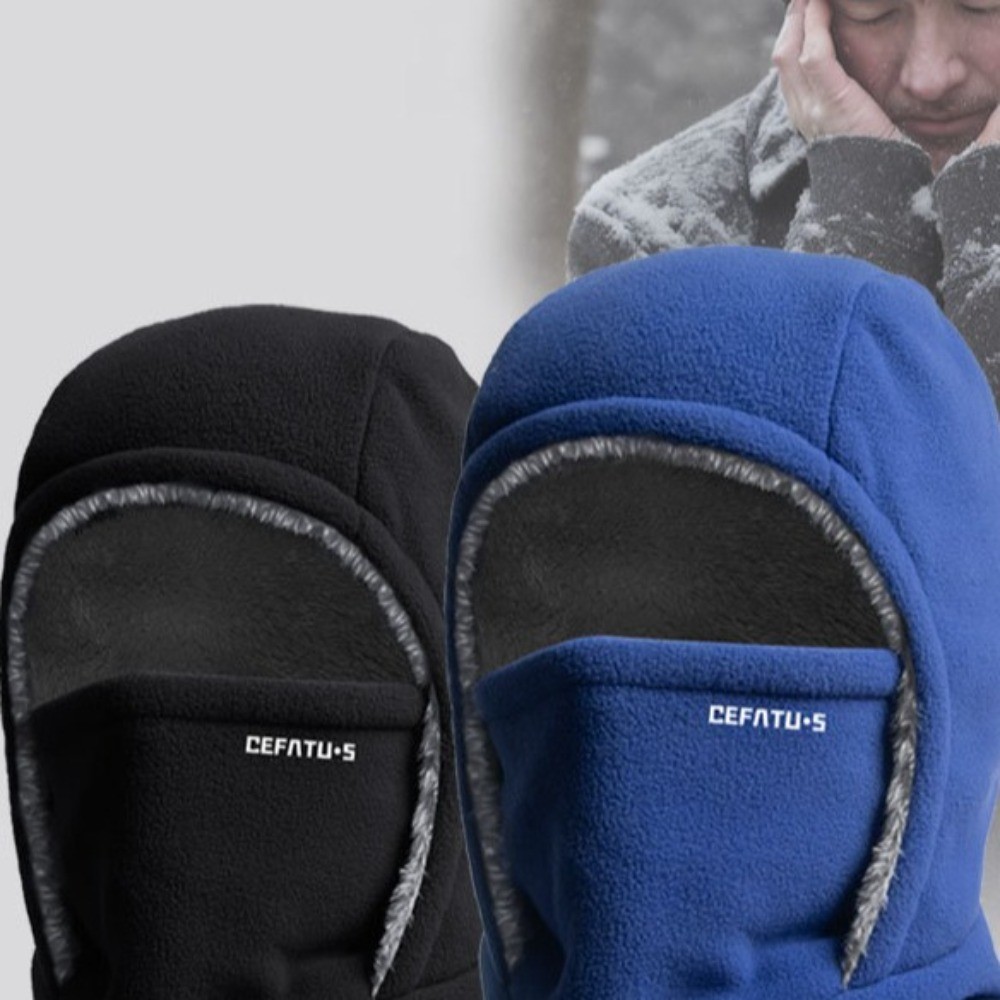 Thickned Windproof Head Cover Hat Winter Balaclava Cycling Cap for Outdoor Sport