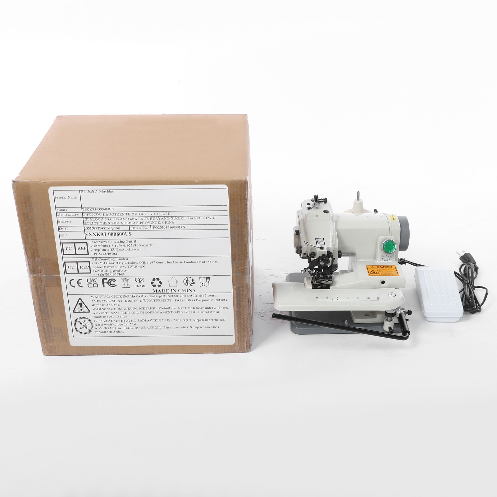 Portable Blindstitch Sewing Machine, Invisible Seam Blind Hem Sewing Machine