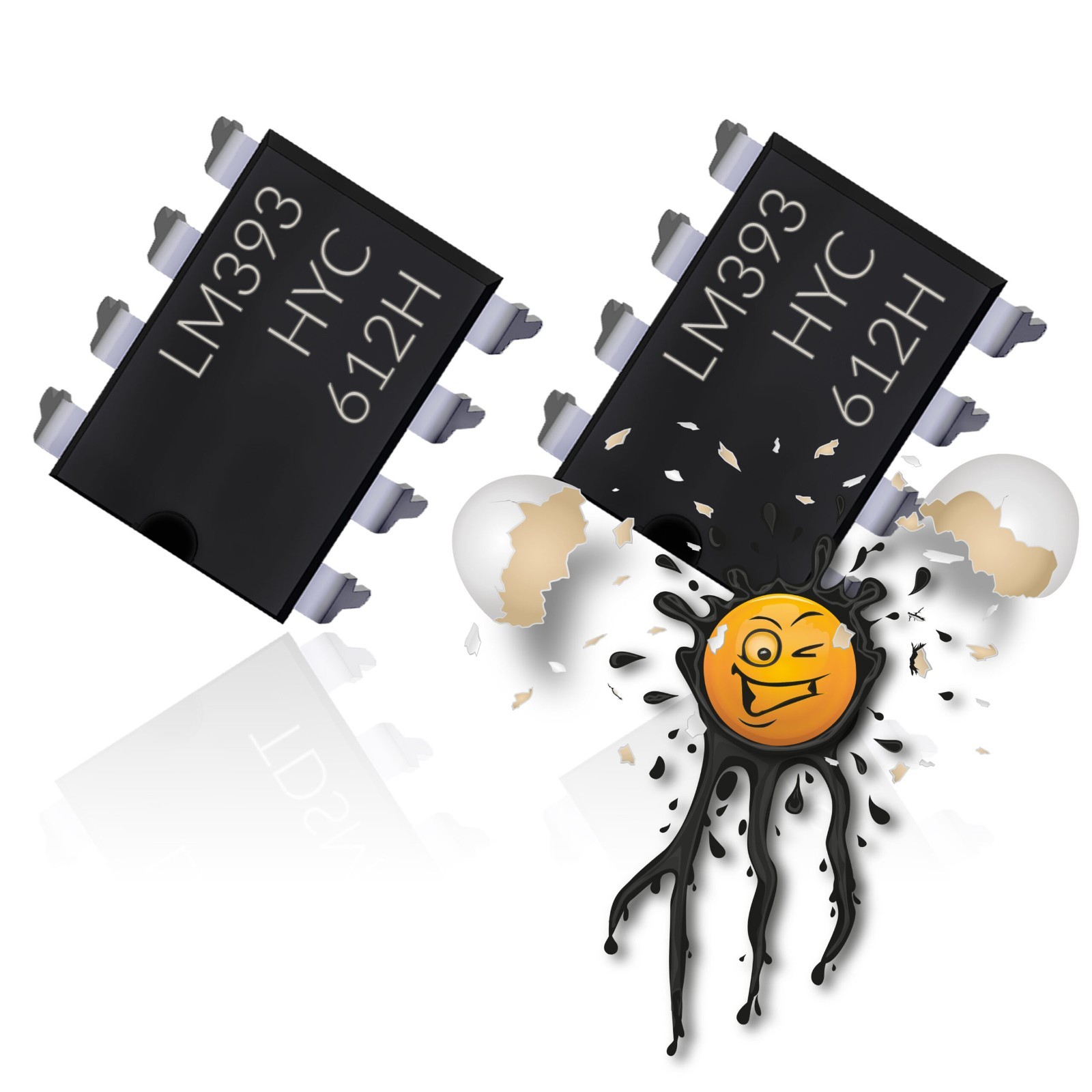 2 x LM393 Comparator SOP-8 DIP-8 Low Offset Voltage Dual Comparator IC