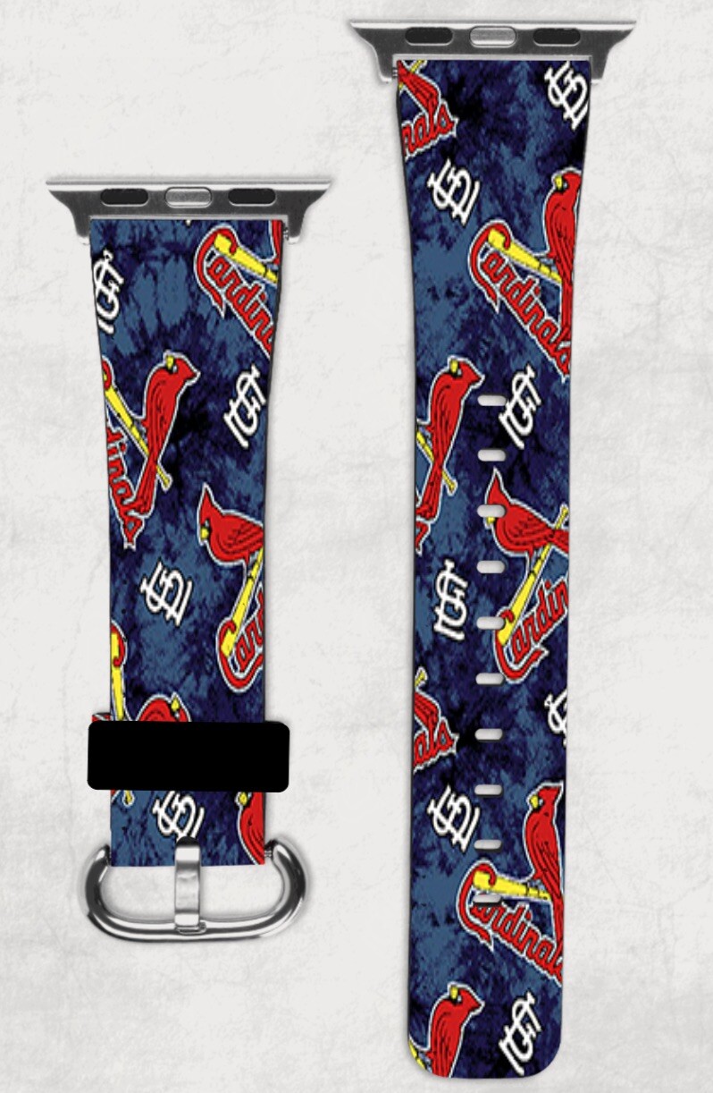 St. Louis Cardinals Apple Watch Band NEW 38/40/41 & 42/44/45 MLB Baseball