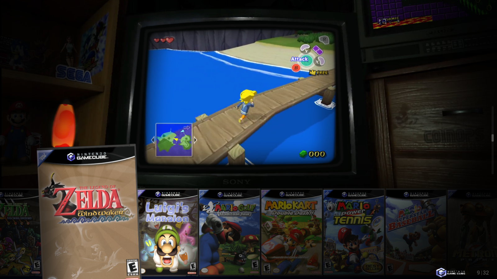Retro-games system