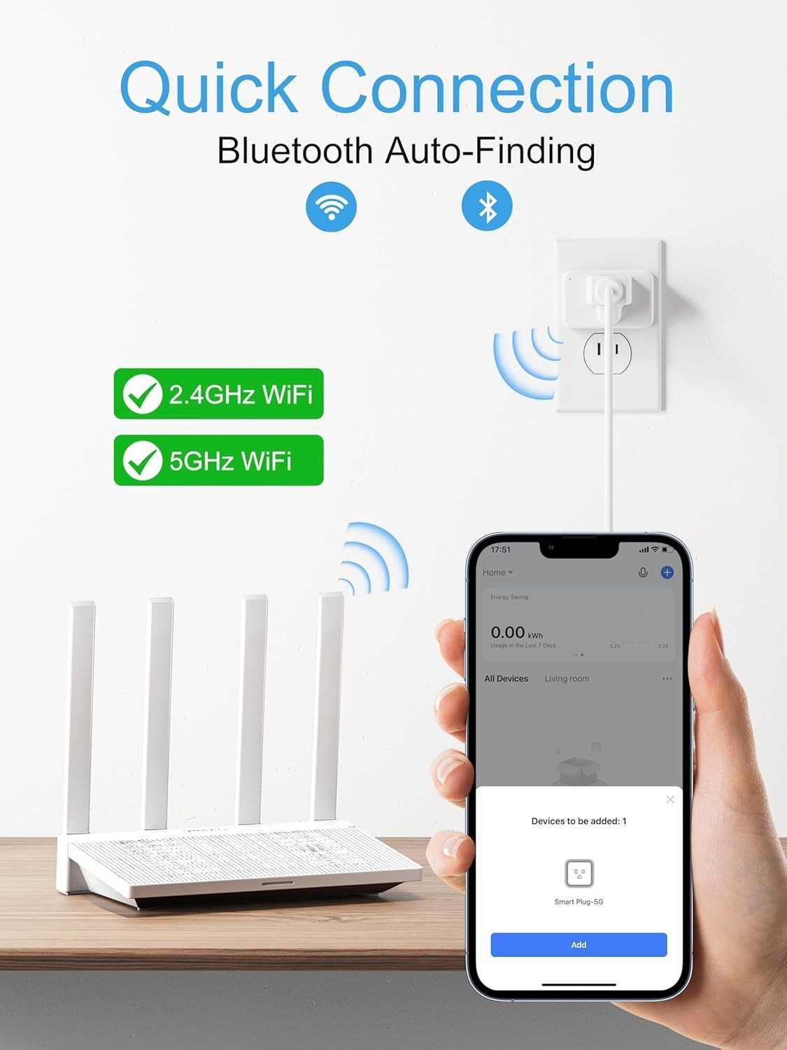 Transform Your Home - Wi-Fi Smart Plugs, Voice Control, 15A Power, 4-Pack