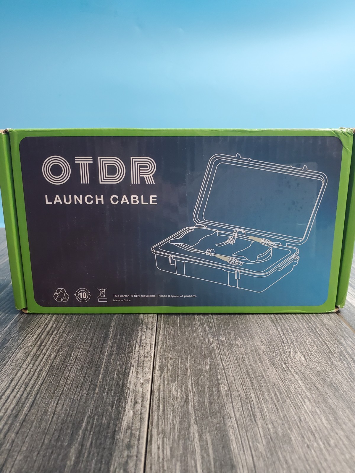 OTDR Launch Cable 2KM 9/125μm SM Fiber for Optica Cable Testing SC APC to SC APC