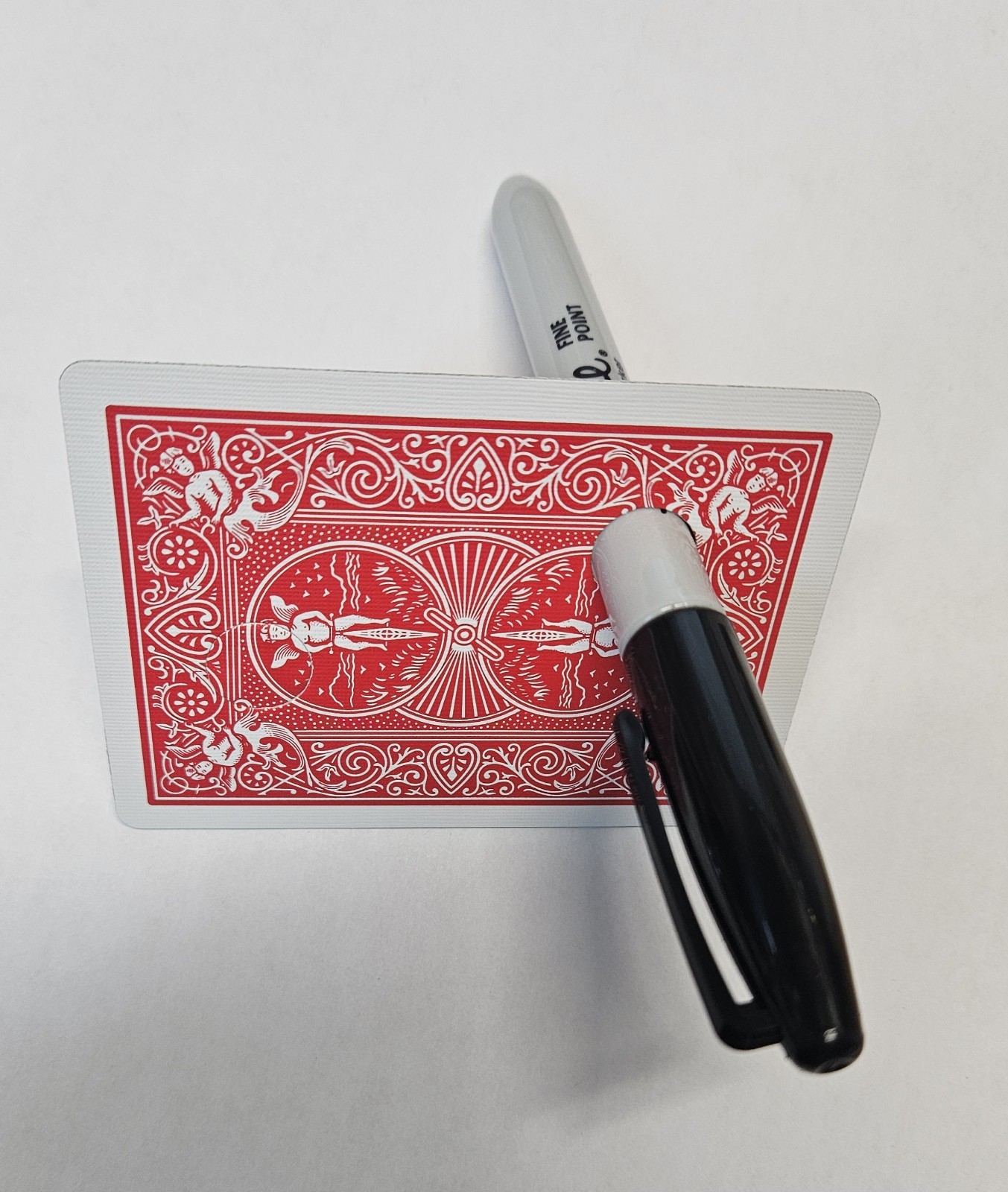 Marker Through Card Trick - Extreme Visual Magic - Easy to Perfom - Blue Edition