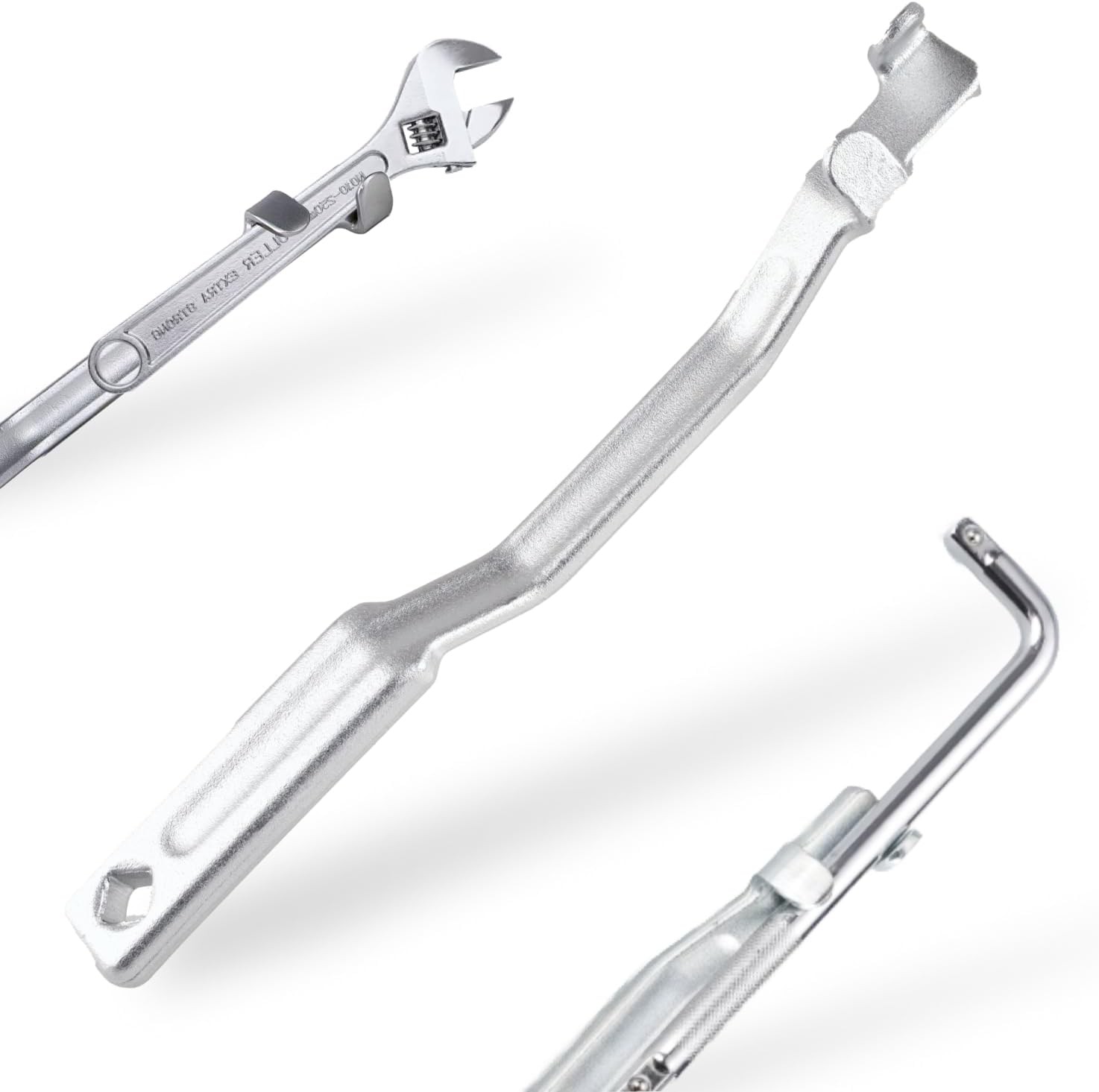 Universal Wrench Extender Tool Bar Extra Long Torque Adaptor Wrench Extension