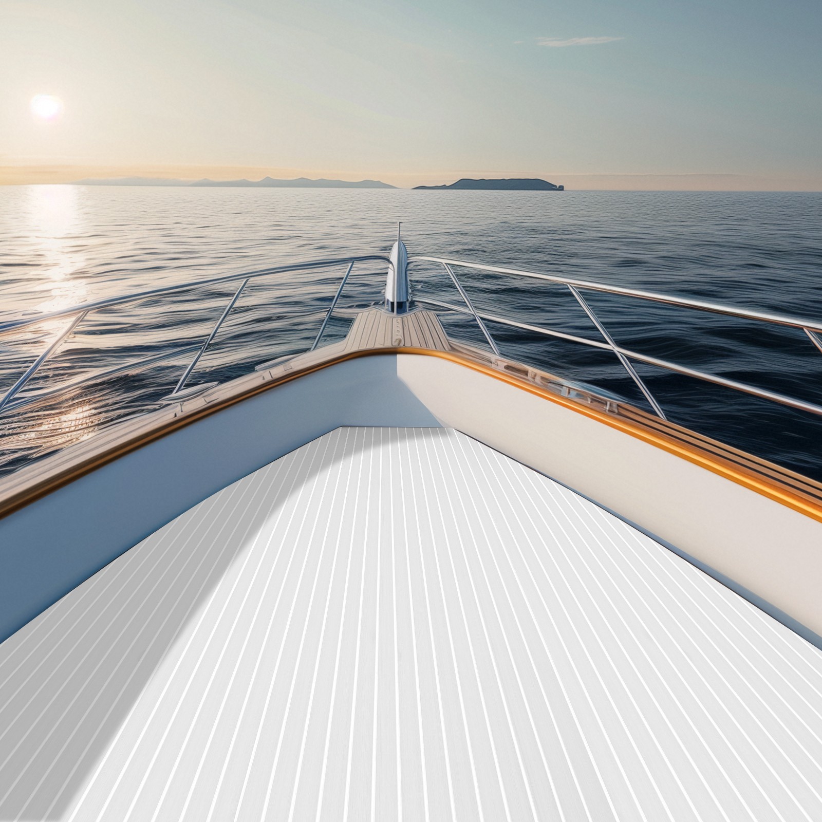 Marine Boat Flooring EVA Foam Faux Teak Decking Sheet Sea Deck Yacht Mat 94.5"