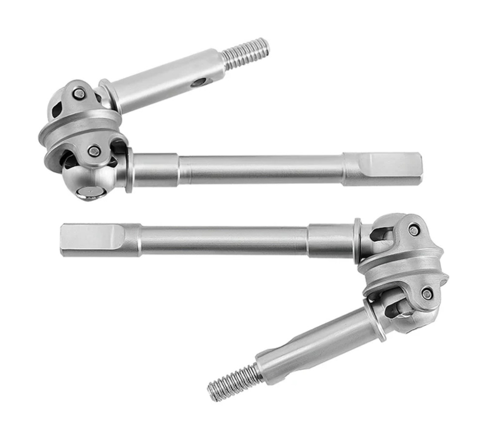 INJORA +4mm Double Joint Shafts SCX24 ProSteer & Planet Front Axle SCX24-191F