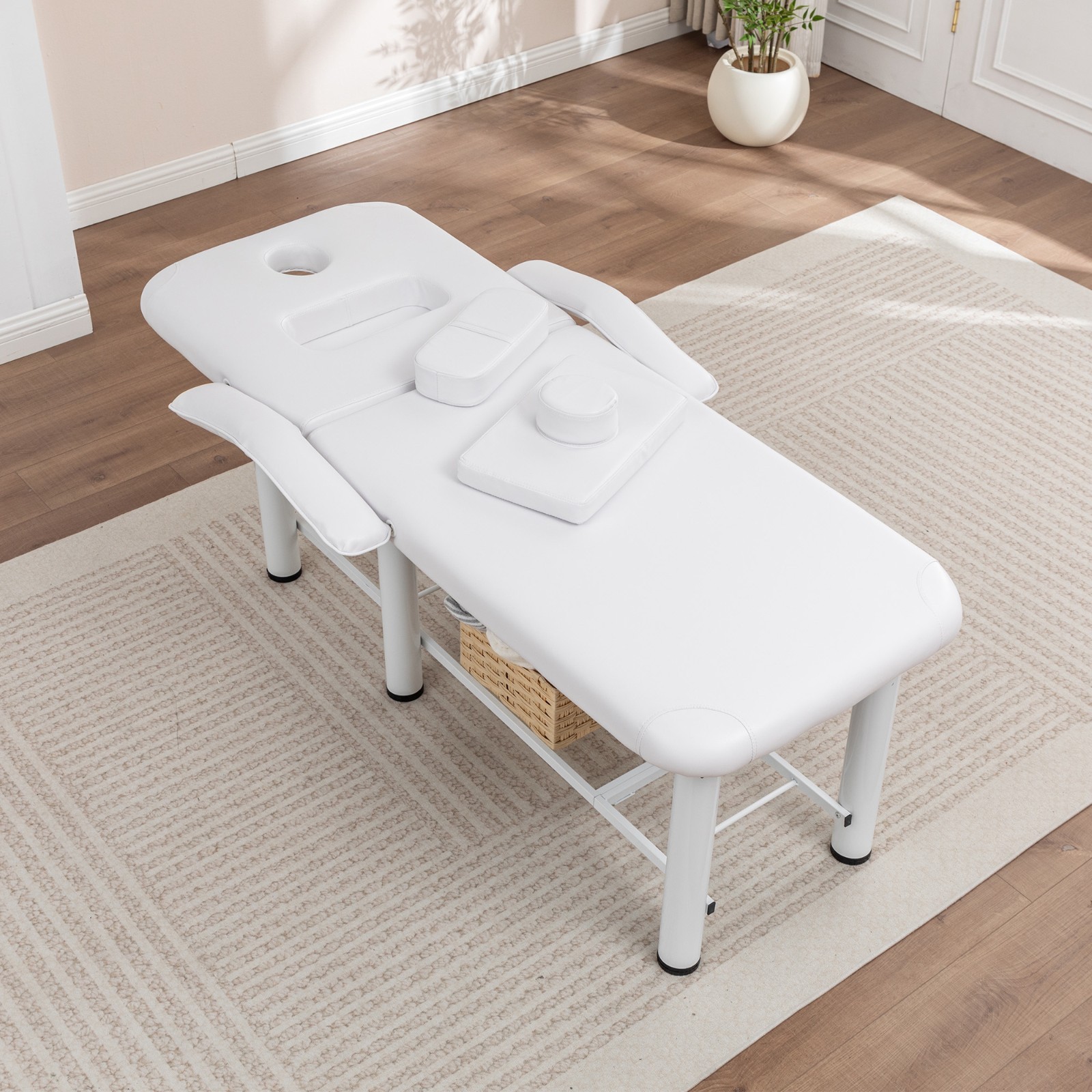 Heavy Duty Professional Massage Bed Adjustable Height & Backrest Spa Facial Bed
