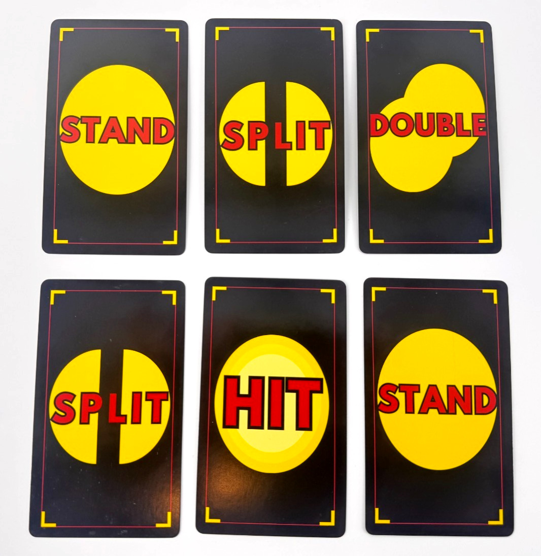 Blackjack Basic Strategy Flashcards for Beginners Casino Game Learning Cards NEW