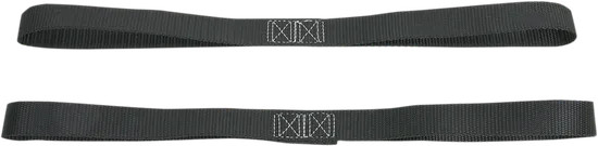 Moose Racing 1X18in Black Soft Tye Tie Down Strap Off-road Motorcycle
