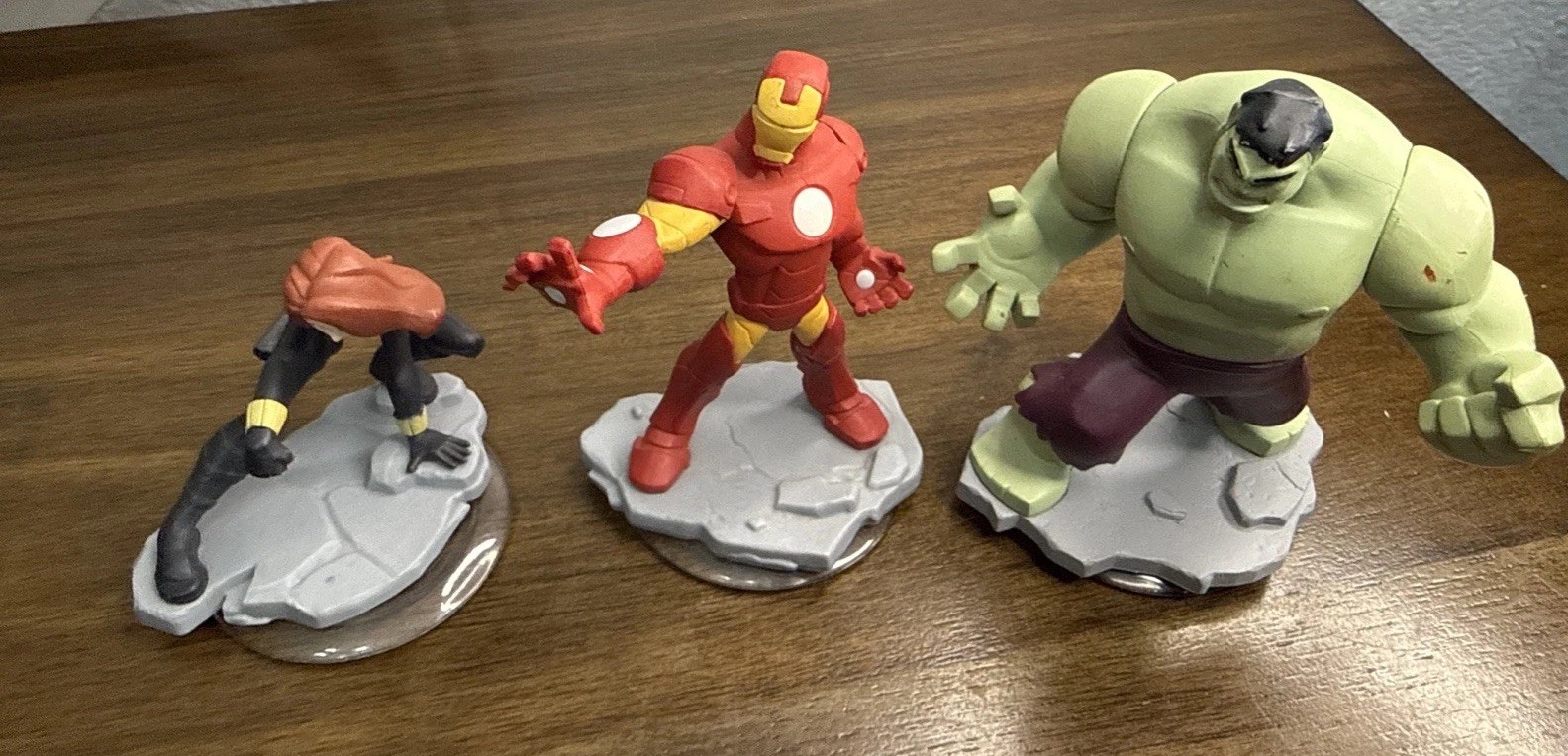 DISNEY INFINITY 2.0 Marvel Iron Man Hulk Black Widow Figures Avenger Untested