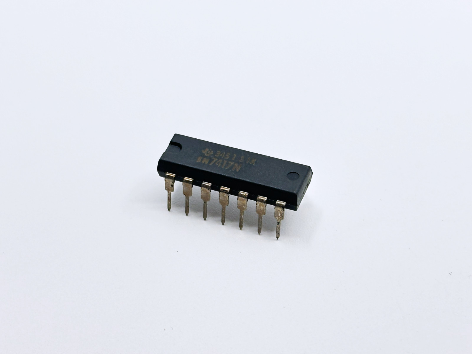 5PCS SN7417N TI Hex Non-Inverting Buffer Driver Open Collector Outputs DIP-14