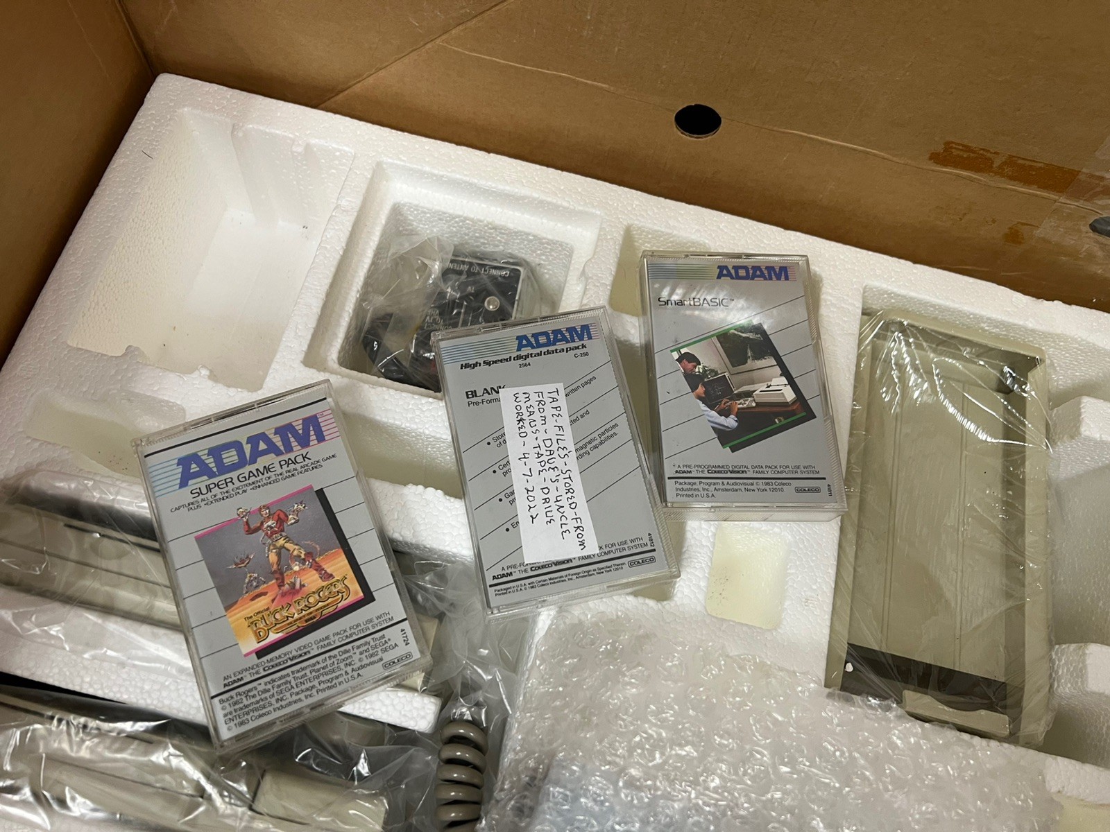 ADAM Colecovision Family Computer System Boxed Tested READ DESCRIPTION