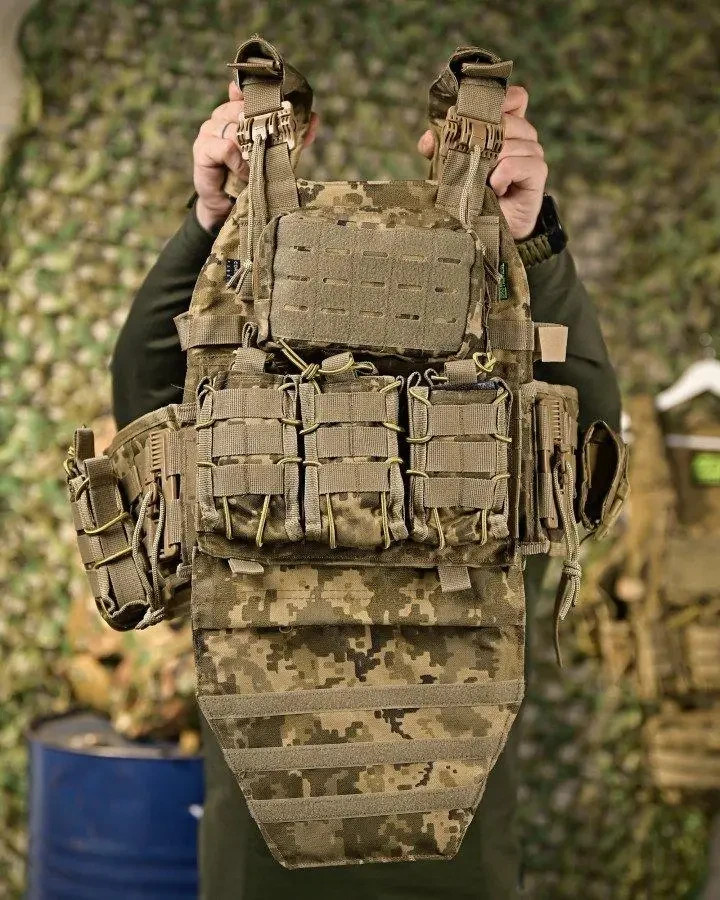 Pixel plate carrier with a belt, ZSU plate carrier, pixel plate carrier, 🇺🇦