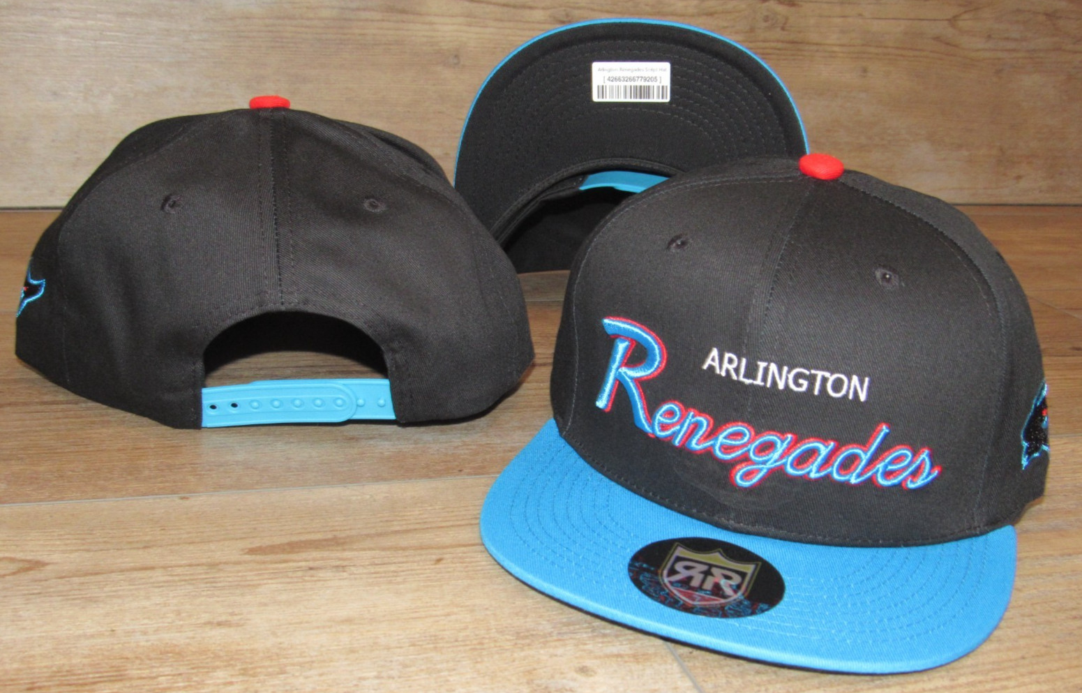 Arlington Renegades UFL Royal Retros Limited Edition Snapback hat cap size Men's