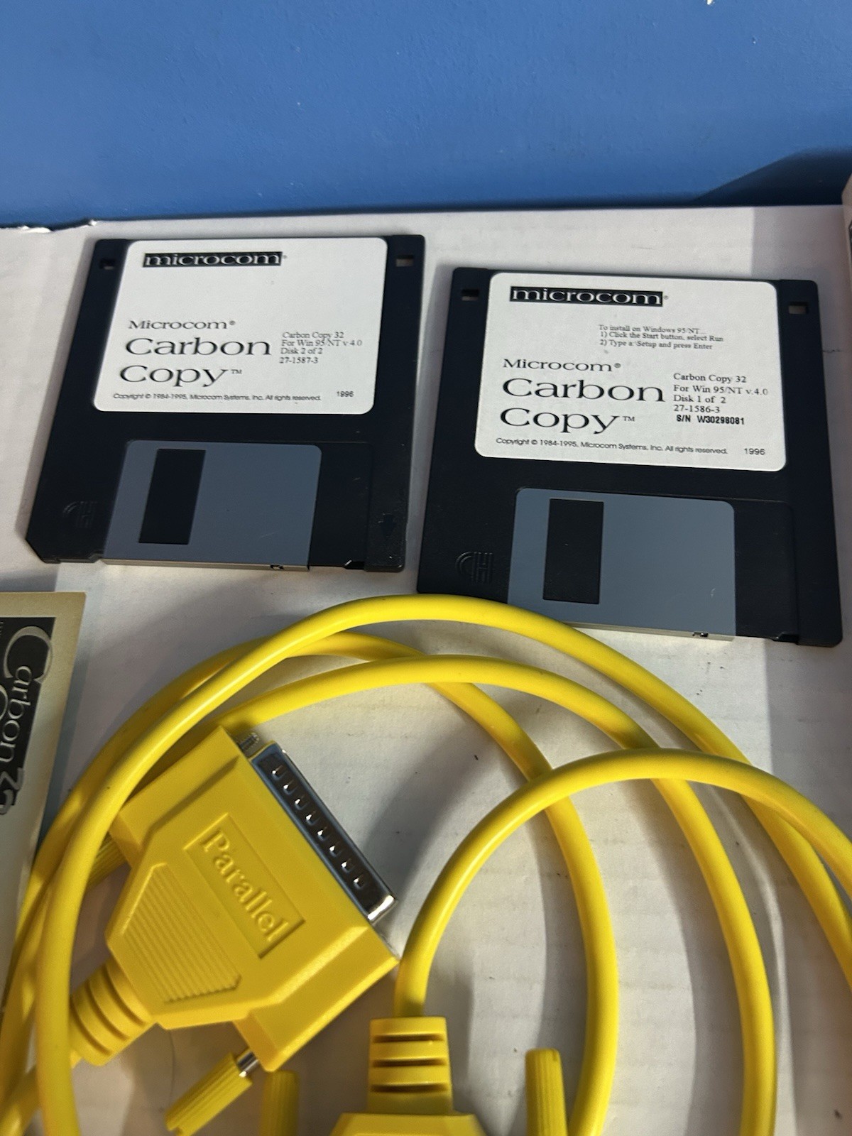 1996 Microcom Carbon Copy 32 Windows 95 NT Fast Access To Another PC - NEW!