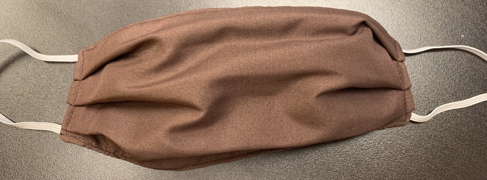 Adult Fabric Reusable Reversible Face MASK Brown