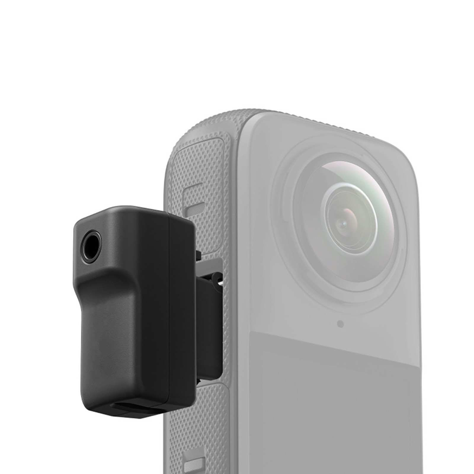 1pc 3.5mm/Type-C Mic Adapter Charging Audio Adapter for Insta360 X4 Camera