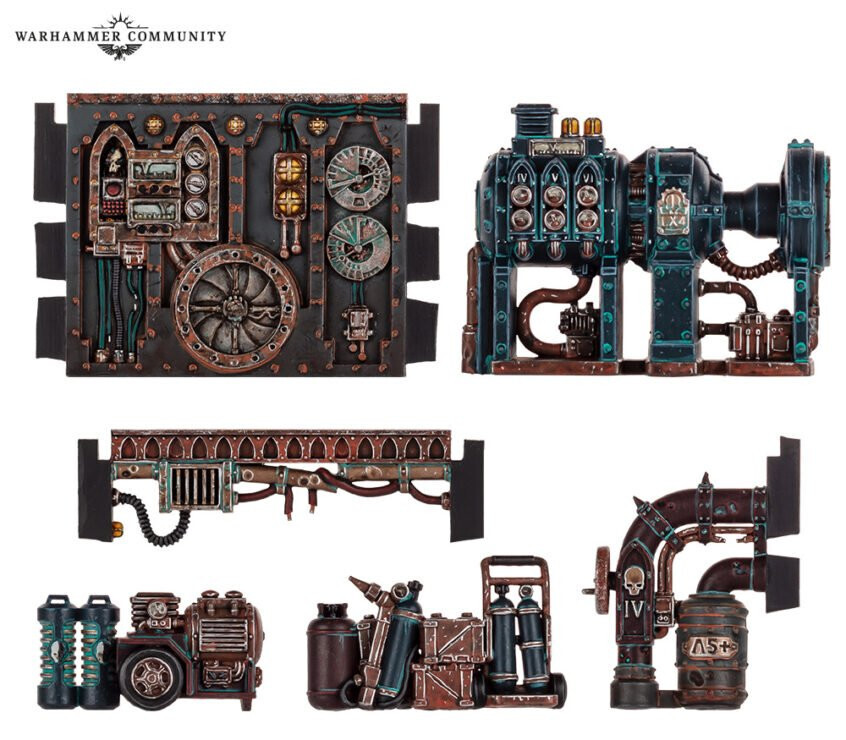 Kill Team Into The Dark Gallowdark Dynamo Generator Consoles Objectives Terrain
