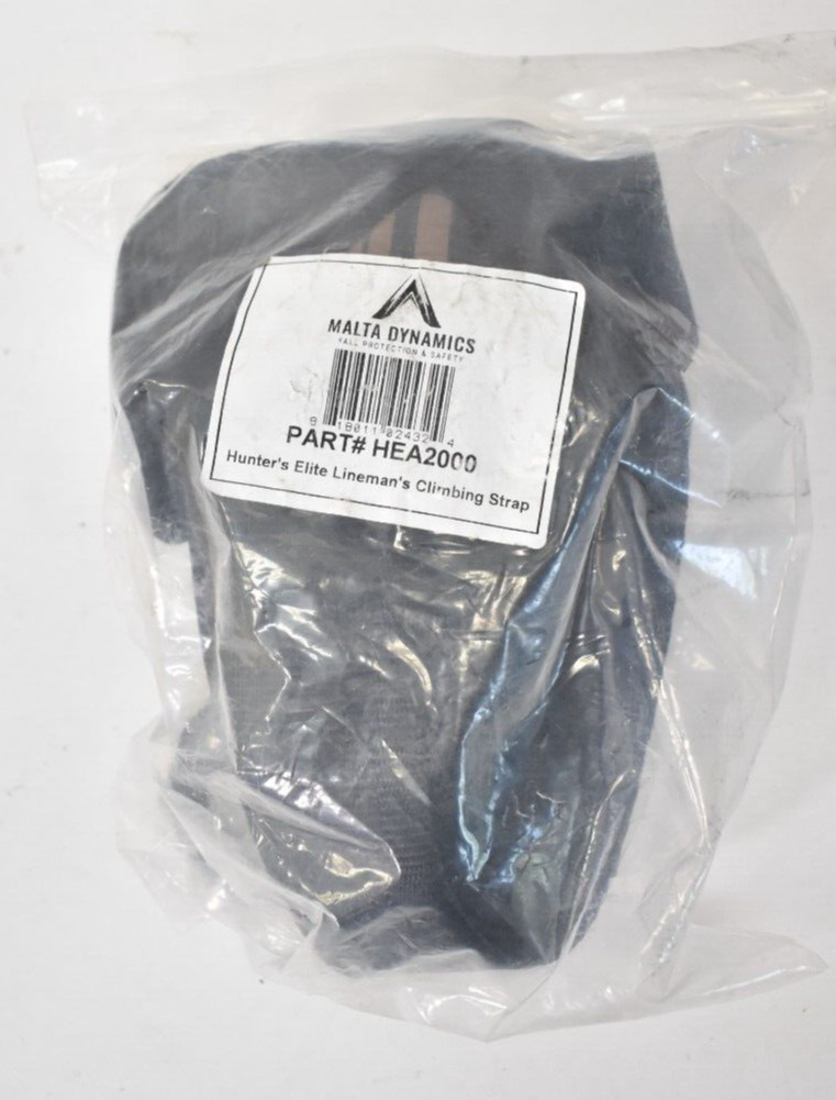 Malta Dynamics Hunter's Elite Lineman's Climbing Strap Black 300lbs Cap HEA2000