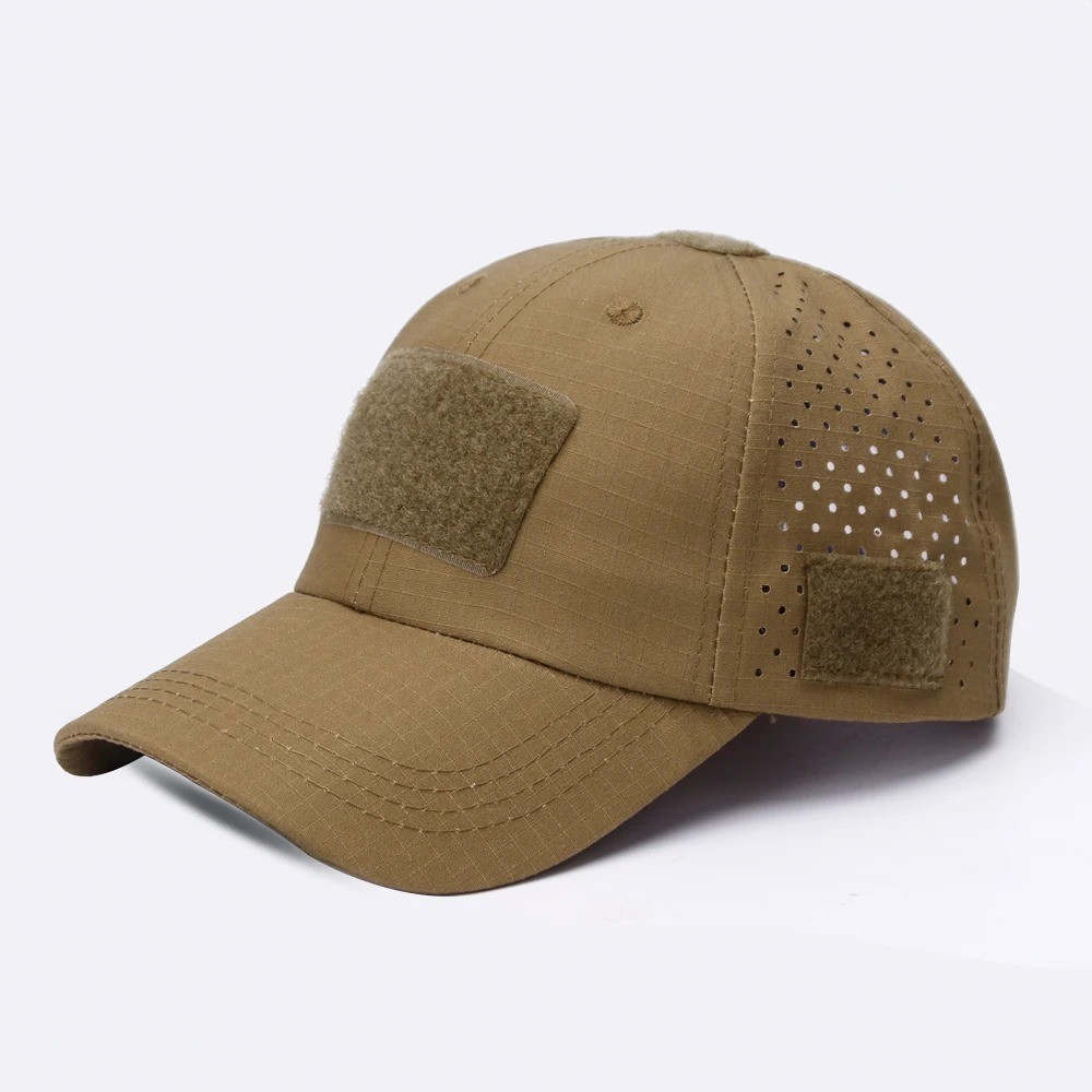 Tactical Camo Military Cap w/ Eyewear Holder Patch Outdoor Fishing Hunting Hat