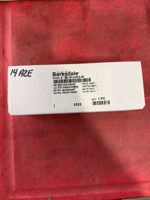 ML1H-H203-W Barksdale Temperature Switch