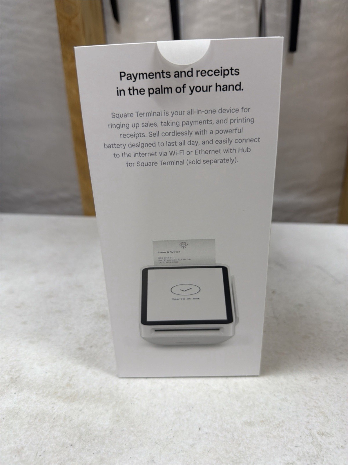 Sealed Square Terminal - Credit Card Machine | Mobile POS SPD2-01