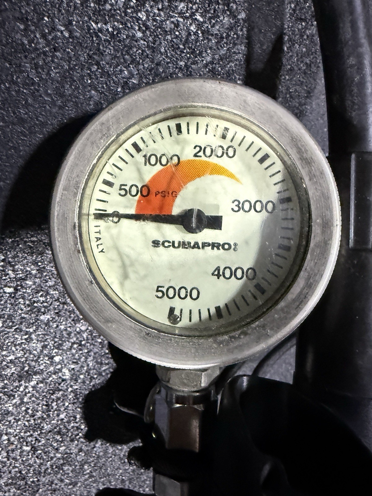 SCUBAPRO REGULATOR S600 first stage regulator & scubapro pressure gauge untested