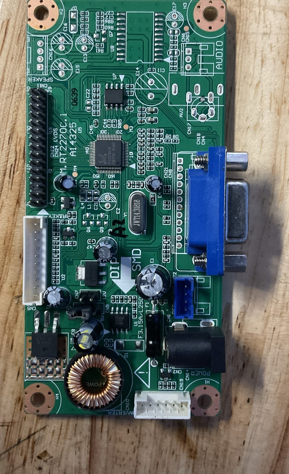 Roward LCD Controller Board (LVDS Driver)~VGA~New~M.RT2270C.1 AI435